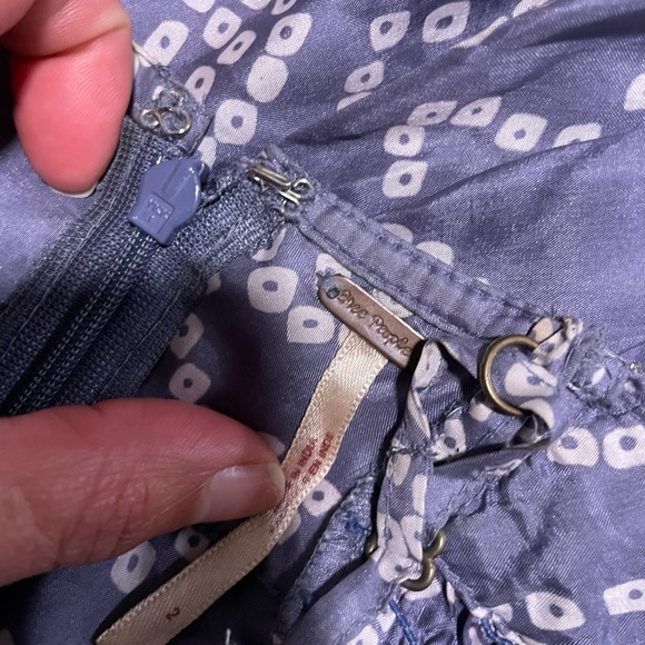 Embellished Purple Spaghetti Strap Dress - Picture 9 of 11